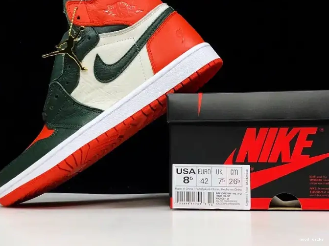 Rep Retro Air AV3905-138 Fir-Team Orange x Sail 1 High SoleFly OG Jordan 0406
